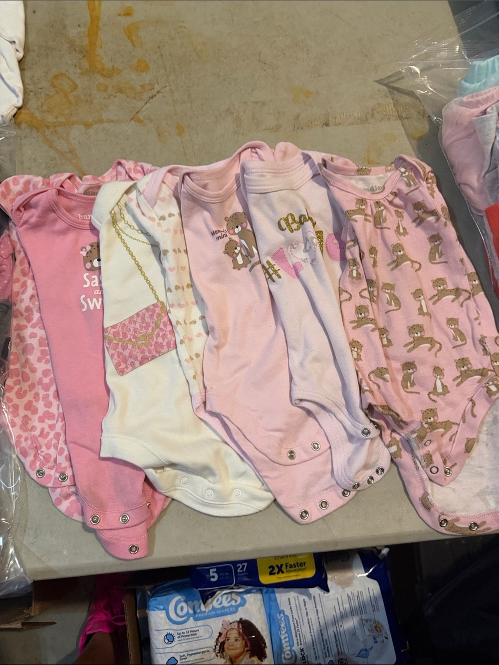 Baby Girls Pink One-Piece Bodysuit - Packable Everyday Essential
